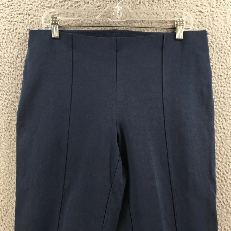 J Jill Leggings Pull On Mujer Medianos Sólidos Azul Tiro Medio Elastizados Cintura Elástica Foto 2 de 4