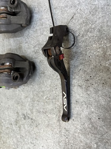 honda cbr 600 rr 2007-2008 Pinze freno anteriori cilindro principale leve ASV - Foto 13 di 22