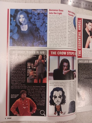 Xpose Magazine #37 1999 Xfiles Gillian Anderson David Duchovny UFO ALIENS - Picture 6 of 24