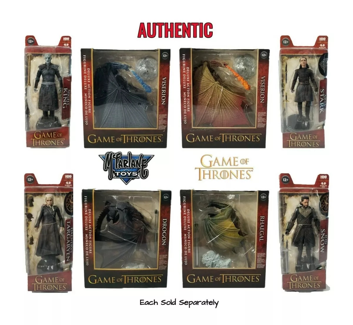 Mcfarlane game on sale of thrones