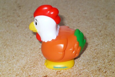 Fisher Price Little People ~ Farm Life Barn Yard ROOSTER Chicken Figure ~ 2016