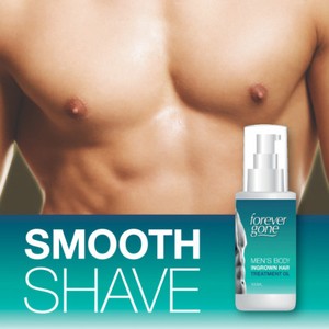 Forever Gone Mens Body Ingrown Hair Treatment Oil No Irritation