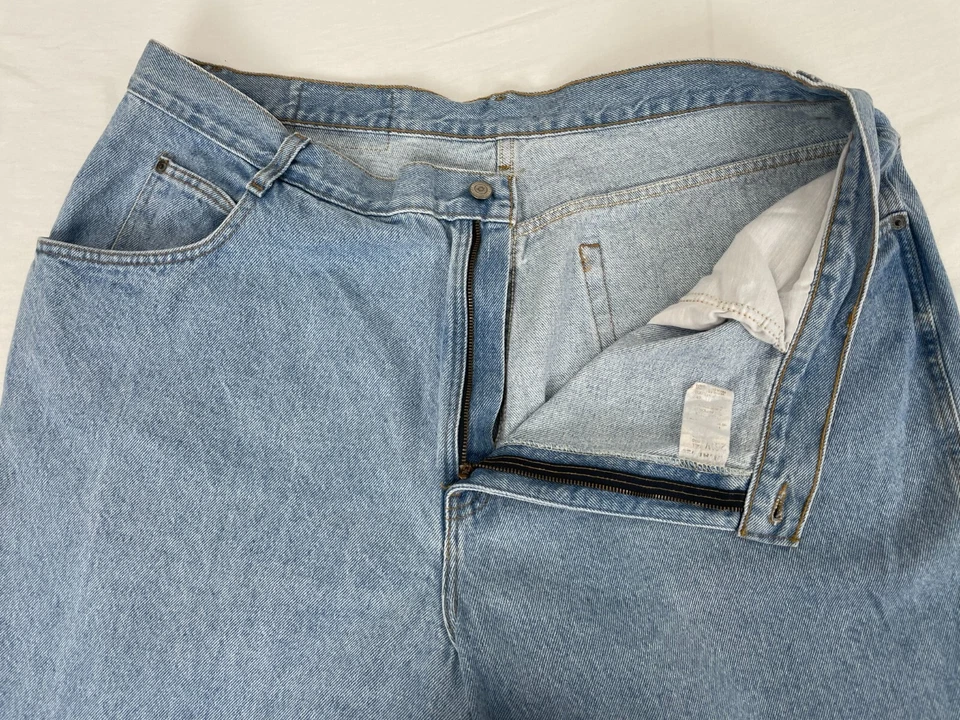 Jeans Gitano Vintage Talla 42x33 Alto Mamá Jeans Sueltos Pierna Cónica Años 80 Foto 4 de 4