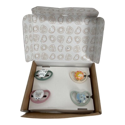 NUK Space Day & Night Babyschnuller - 6-18 Monate - 4 Stück - BPA-frei, leuchtet