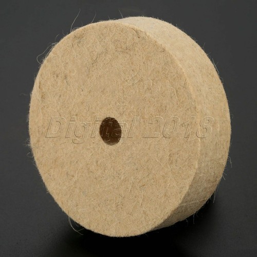 1 Stück Filz Holz Metall Polierscheibe Puffer Langlebig 3 Zoll Wolle Polierpad - Bild 6 von 12