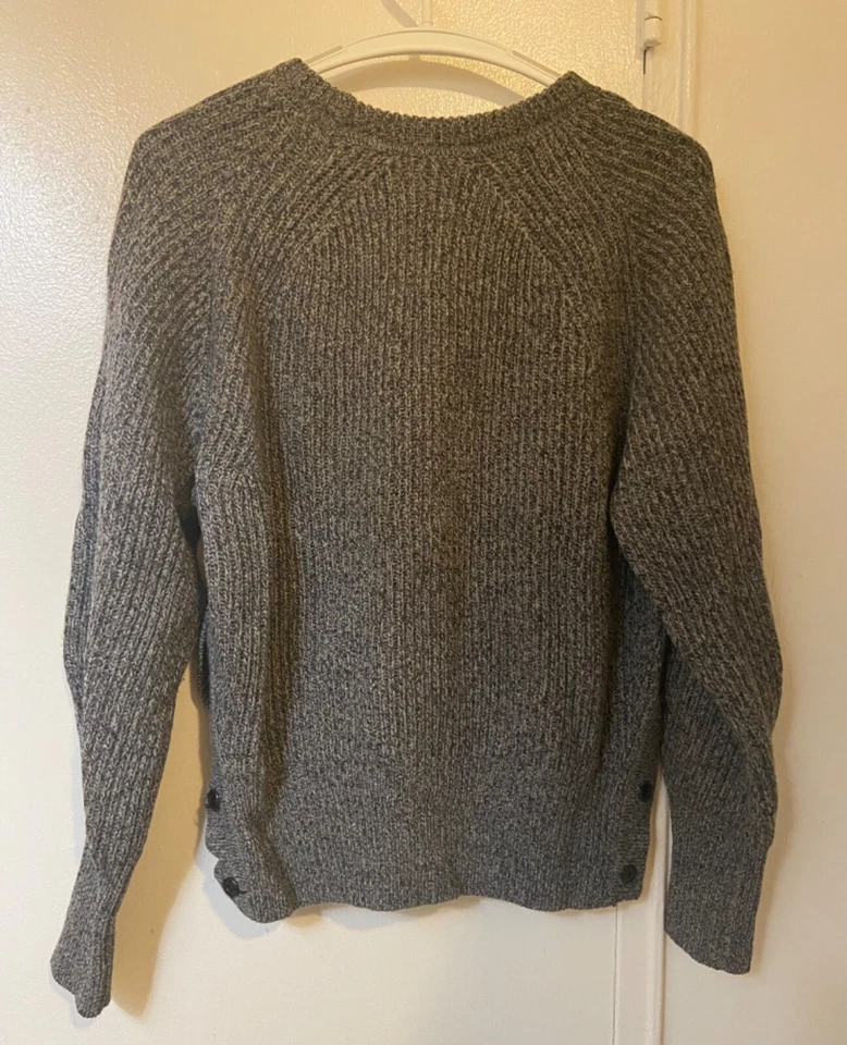 Isabel Marant Etoile Plain Women's Wool Knit Puff Sleeve Sweater Black Sz 40 US8 - Image 2 of 4