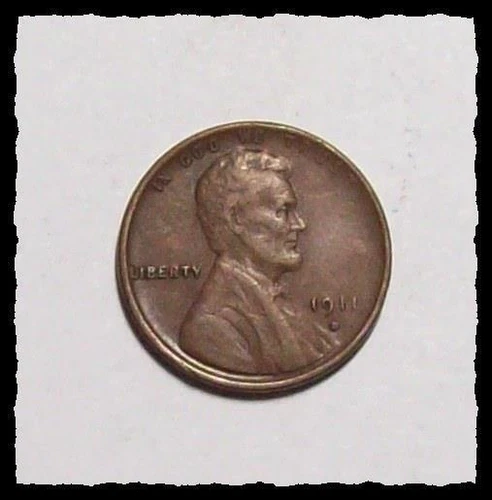 1911-D LINCOLN CENT Better Date ORIGINAL Great Color  Nice XF  #16D30