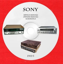 1 service manual for Sony audio video on 1 dvd in pdf format  5 of 19
