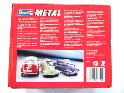 Glas Goggomobil Goggo in rot roja rosso rouge red, Revell 08952 in 1:18 Ovp - Bild 4 von 4