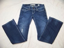 BKE Distressed Jeans - Stella Flare - 25 x 31 - 1/2