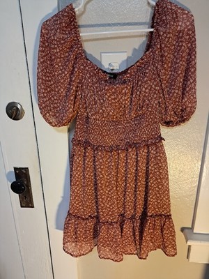 NEW with tags Francescas Ruby Floral Smocked Waisted Dress Size M 