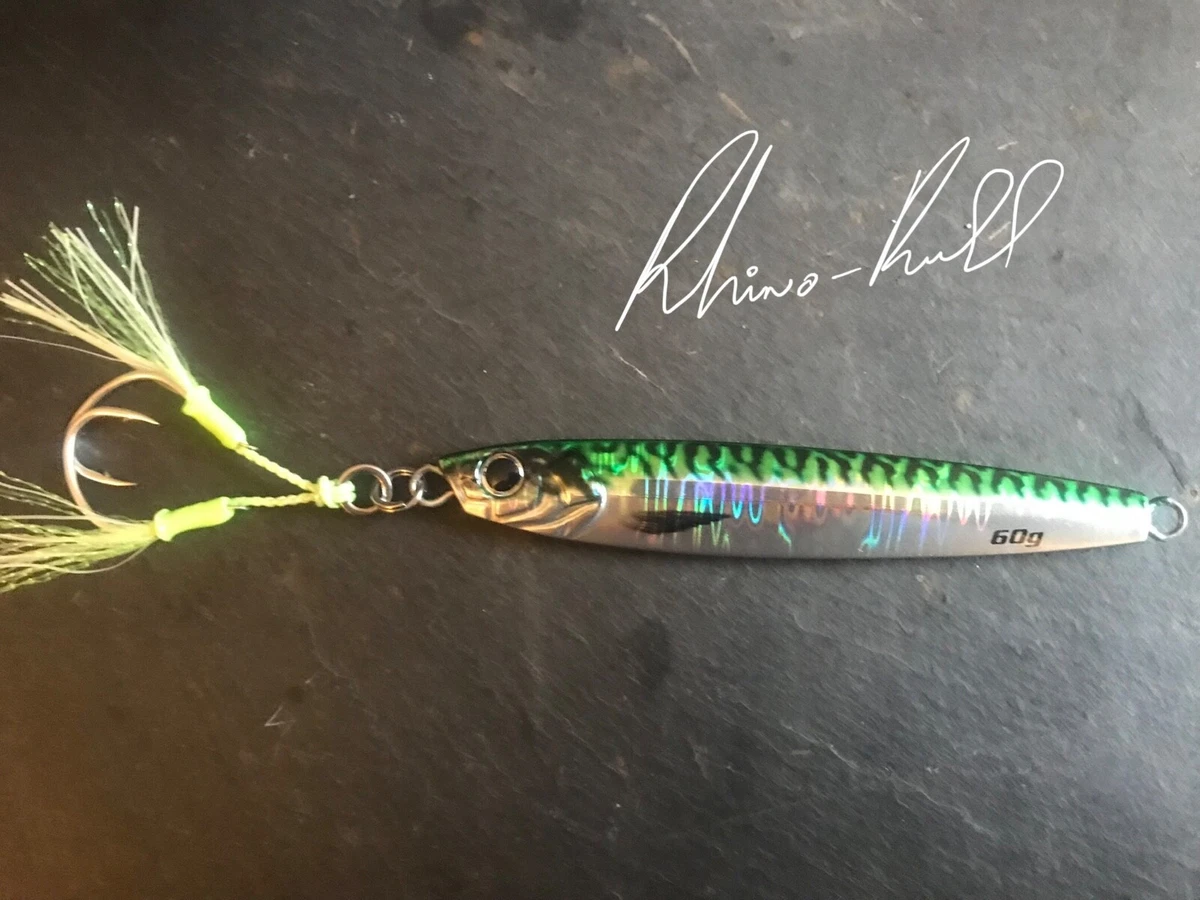 Owner GJL-60 Level Jig Lure - 2.1 Oz (60g) Bull Pin #3 Metal Jig For Shore & Boat Fishing