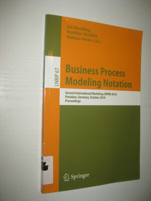 Business Process Modeling Notation von Jan Mendling ... (2010, Taschenbuch)