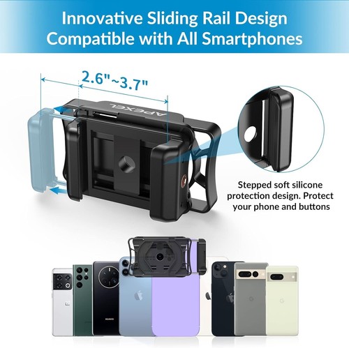 Sturdy Telescope Phone Holder Mount for Instant Wildlife & Astronomy Photography - Picture 5 of 9