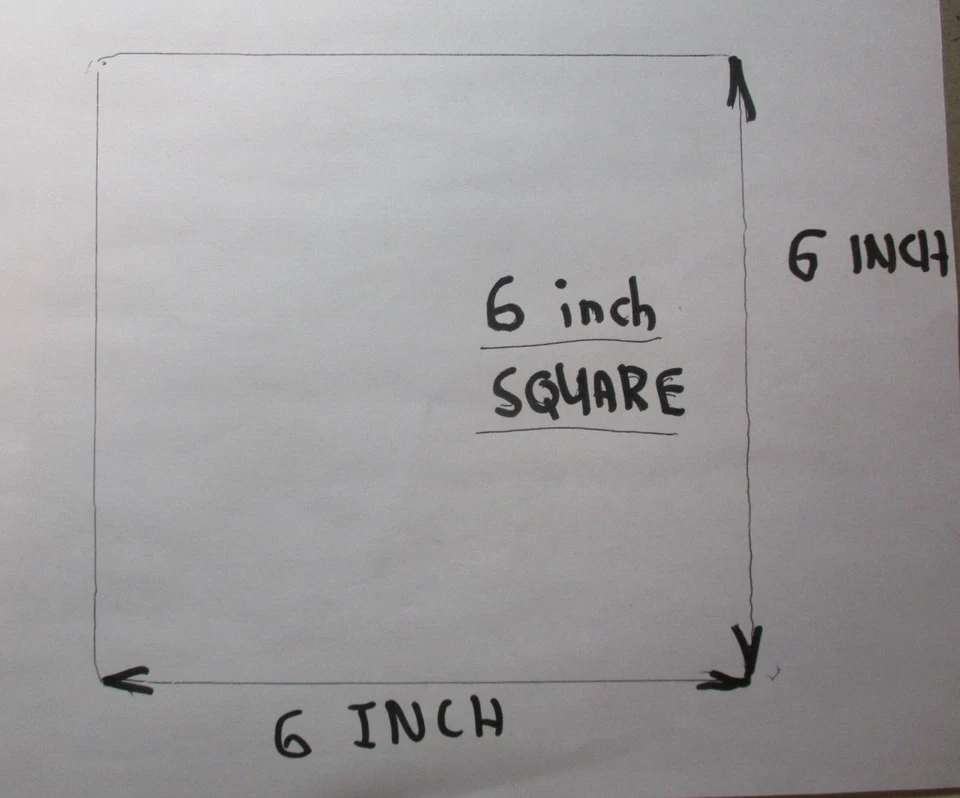 (1) Azulejo Color 6"x6" EE. UU. 1970 Miel Rústico Roble Madera Encerada Parquet 7 Tiras de Dedos Foto 3 de 4