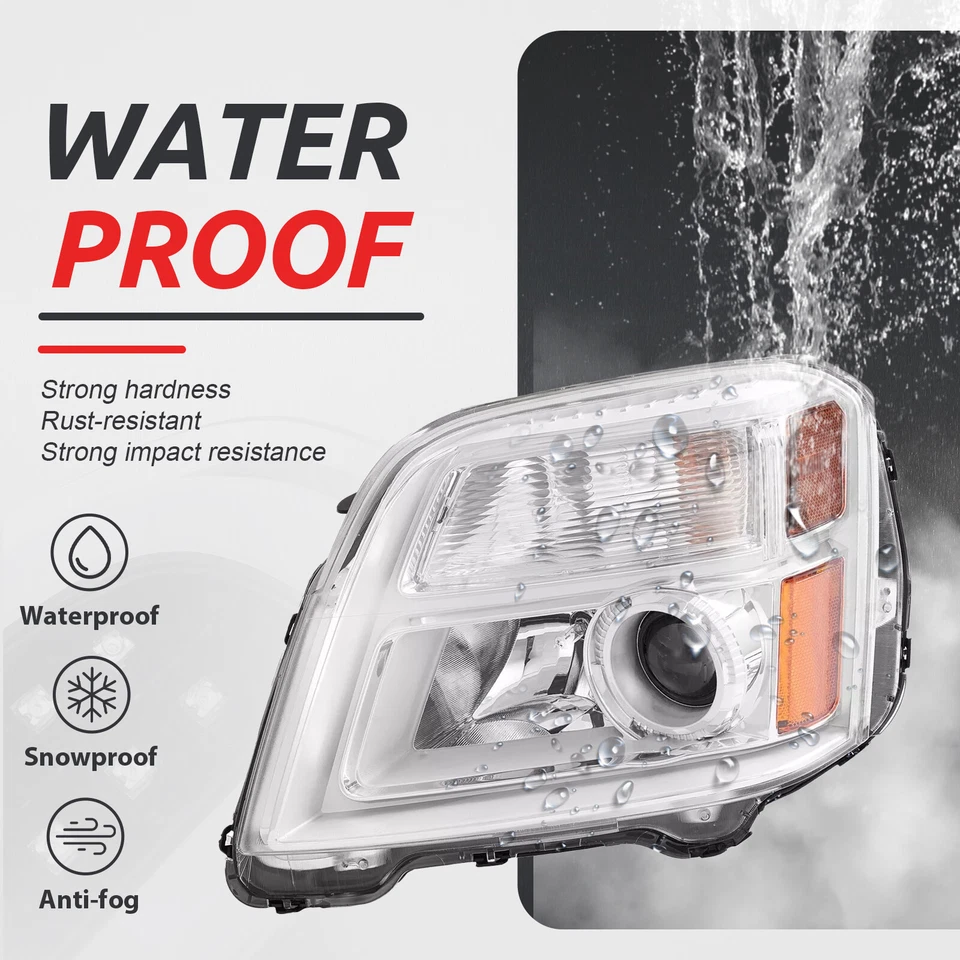 Faros cromados diestros+derechos para proyector GMC Terrain 10-15 Foto 2 de 4