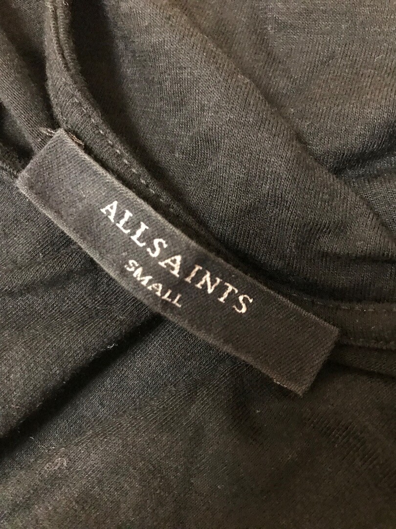 ALL SAINTS women’s black bodycon dress size small CG L50 eBay