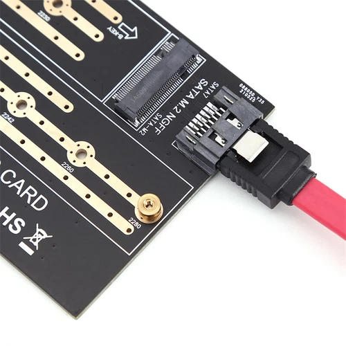 PCIE To M.2NVME/NGFF High Speed Dual Disk Adapter Desktop SSD Expansion Card