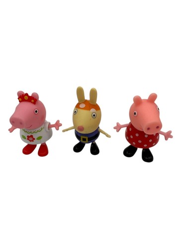 Peppa Pig Family & Friends Mix Toy Figures Lot Of 22 Fox Rabbit Zebra Mom Dad - Picture 7 of 7