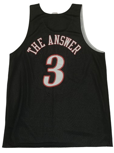 NBA Philadelphia Sixers Allen Iverson #3 "The Answer" Reversible Jersey Mit/Ness - Picture 3 of 10