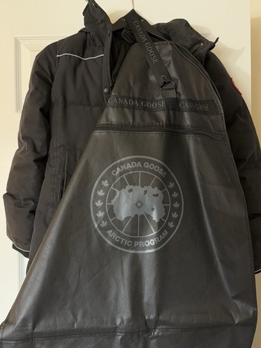 Canada Goose DOWN PARKA KIDS - BLACK 2021 - Size LG 14/16 - Picture 6 of 21