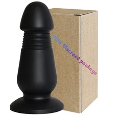Anal Plug Silicone Suction Cup Big Large Huge Dildo Vaginal Penis Black Sex Toys