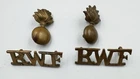Genuine WW1 Royal Welsh Fusiliers Shoulder Titles
