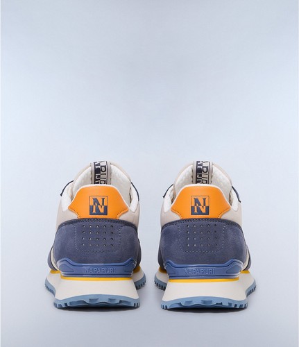 Napapijri Sneaker Cosmos, Scarpe Tempo Libero Uomo - Beige/Blu, Navy, Bianco, Ma - Imagen 2 de 40