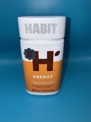 Health by HABIT Energy Supplement Vitamins B1, B2, B6, B12 60 Capsules