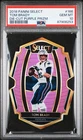 2018 Panini Select - Tom Brady #166 - Die-Cut Purple Prizm /75 - PSA 10 GEM MT