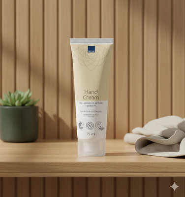 ABENA Handcreme 75ml - Ohne Duftstoffe & Farbstoffe - Lipide 21% - Vegan - NEU