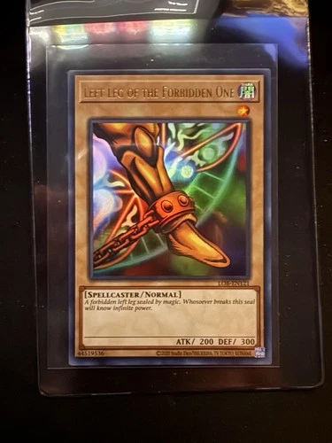 Left Leg of the Forbidden One LOB-EN121 Legend of Blue Eyes White Dragon (25th)