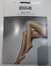 Image of Wolford Neon 40 Denier Shimmering Tights - Admiral Blue - Small