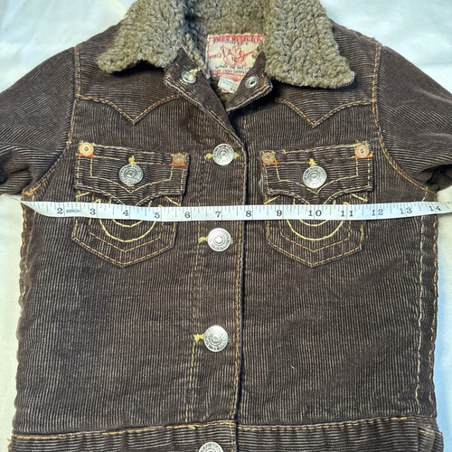 True Religion Jimmy Sherpa Girls Jacket Size: X-Small - Picture 4 of 9