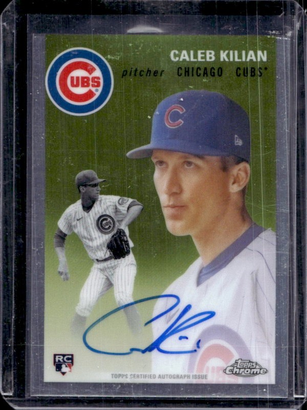 2023 Topps Chrome Platinum Caleb Kilian Auto Autograph RC Rookie #CPA-CK Cubs