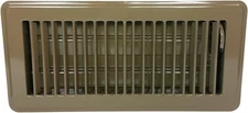 Hart & Cooley 421 4x10 GS HVAC Diffuser, 4" H x 10" W, 421 Steel Floor Diffuser