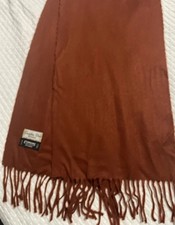 Christian Dior Cashmere Scarf Vintage 12x47 Brown