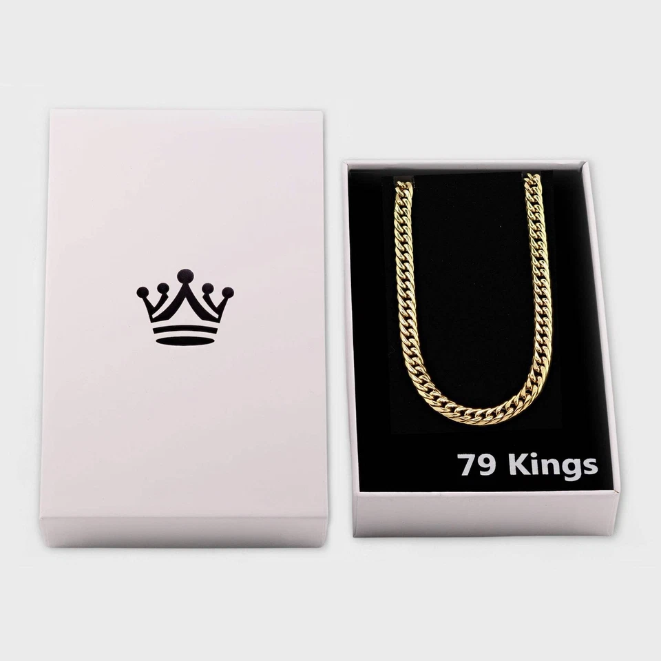 8mm Cuban Link Chain | 18K Gold Men's Necklace | Heavyweight - image 4 of 4