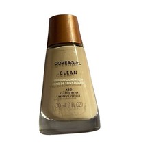 COVERGIRL Clean Liquid Foundation 130 Classic Beige Water-Based 30 mL SEALED