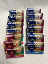 13 New/Unopened Memorex dBS Blank Audio Cassette Tapes, 10-90, 3-60