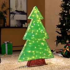 4 FT Christmas Tree with Light for Indoor Outdoor Holiday Display Decoration