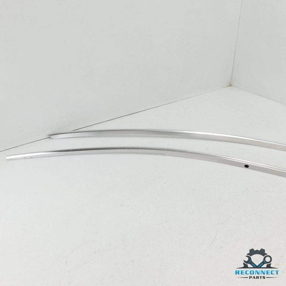 10-16 AUDI A4 S4 QUATTRO UPPER ROOF CHROME MOLDING COVER TRIM LEFT & RIGHT OEM - Image 4 of 4