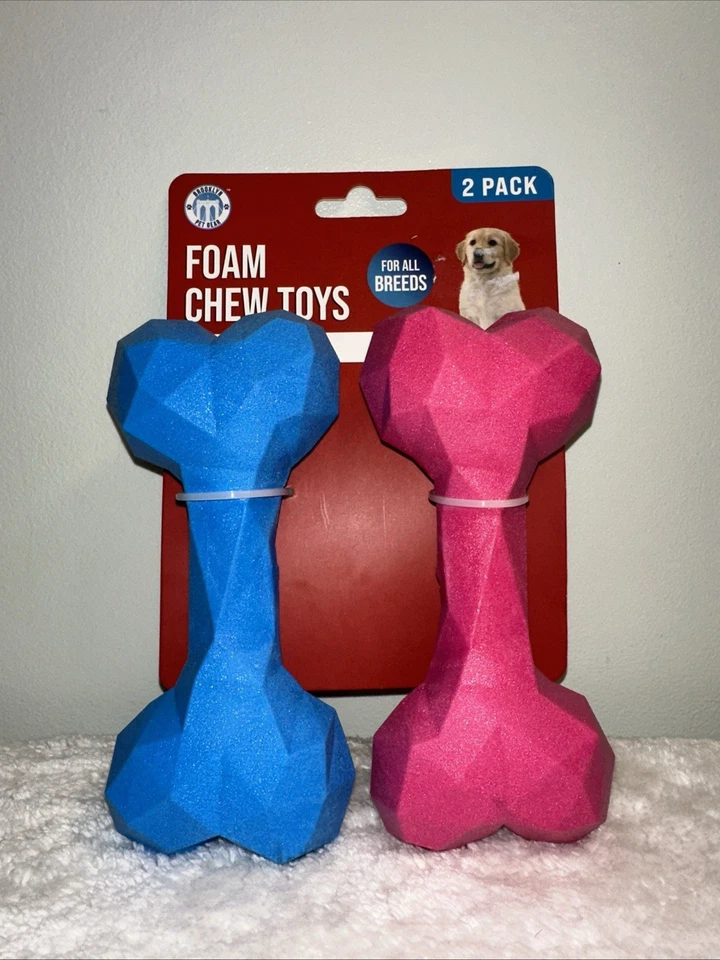 Juguetes para masticar de espuma ~ no tóxicos y duraderos ~ para todas las razas ~ raros de encontrar descontinuados Foto 3 de 3