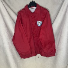 BSA Philmont Training Faculty Red Nylon Jacket w/ Lining  Snaps CR-541