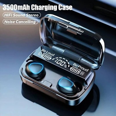 TWS Bluetooth Earbuds Waterproof Bluetooth 5.3 Headset Noise Cancelling Wireless