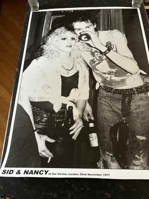 Sid Vicious & Nancy Spungen at The Vortex 1977 Punk Poster
