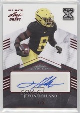 2021 Leaf Ultimate Draft Red 3/5 Jevon Holland #BA-JH2 Auto v8v
