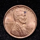 1930 ~ LINCOLN WHEAT CENT ~ BU RED