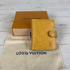 LOUIS VUITTON Agenda Mini Epi Leather Card Case
