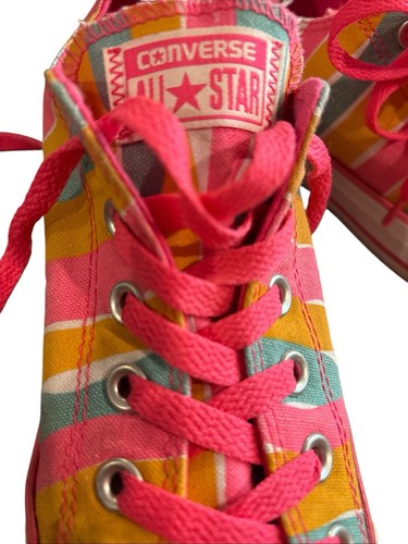 Converse All Star CTAS 139590F Women's 9 Rainbow Stripe Sneakers - Picture 7 of 8